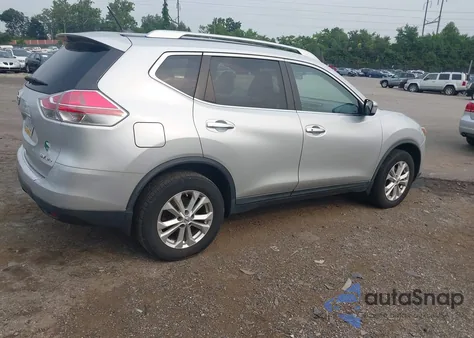 2016 Nissan Rogue Sv z USA, uszkodzony, nr VIN KNMAT2MVXGP615380